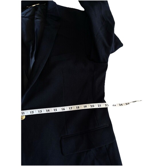 New Barabas Men Blazer 46R Formal Dinner Jacket Gold Buttons Slim Fit Black - Picture 14 of 16